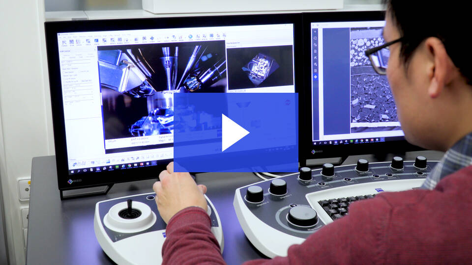 Analyse der Zusammensetzung von Li-Ionen-Batterieschichten mit ZEISS EVO 25