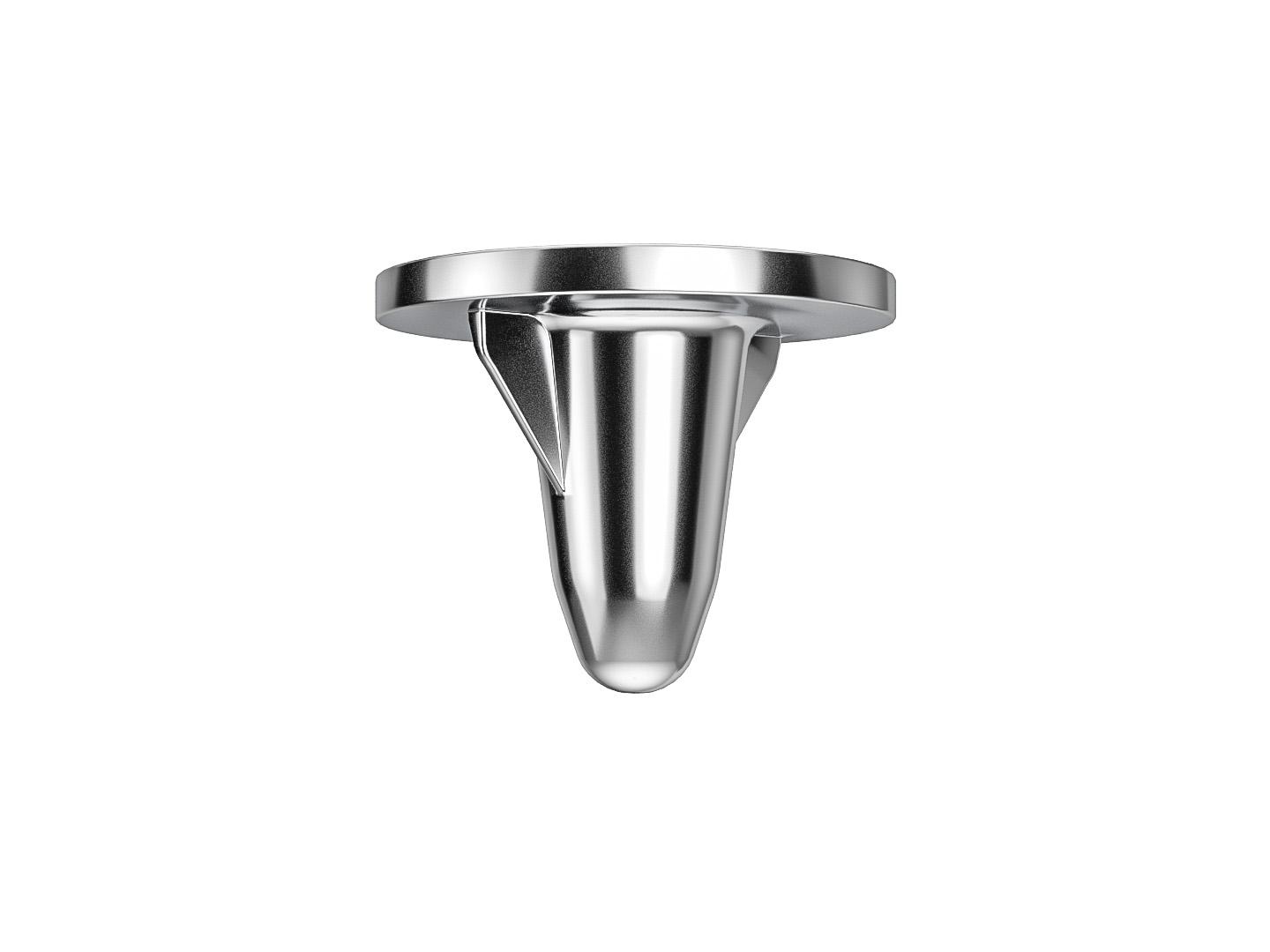 Die Tibia eines Knieimplantats hat schwer zugängliche Bereiche und Freiform-Elemente, was die Qualitätssicherung erschwert.