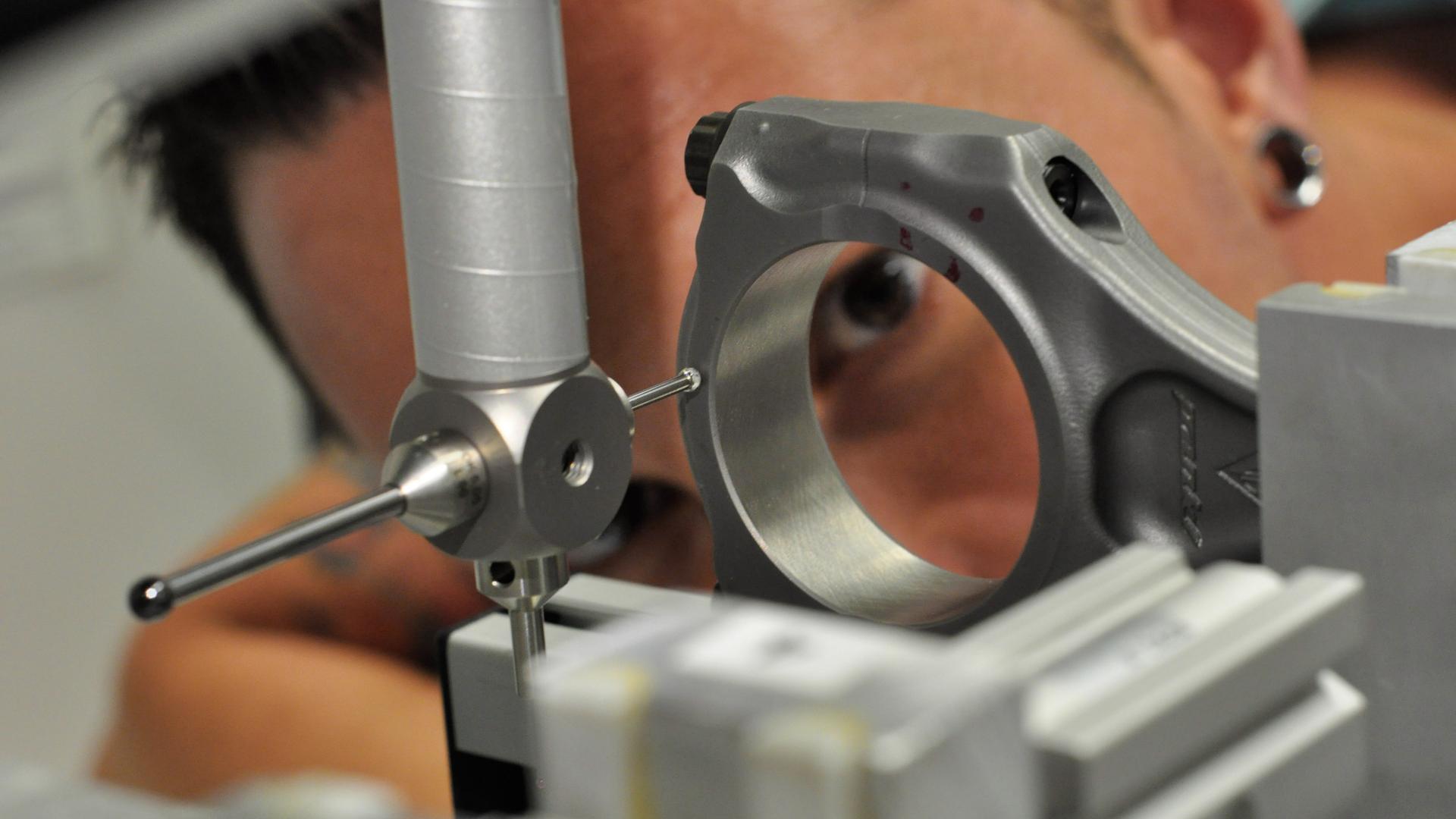 Überprüfung der Diamanttastereinsätze