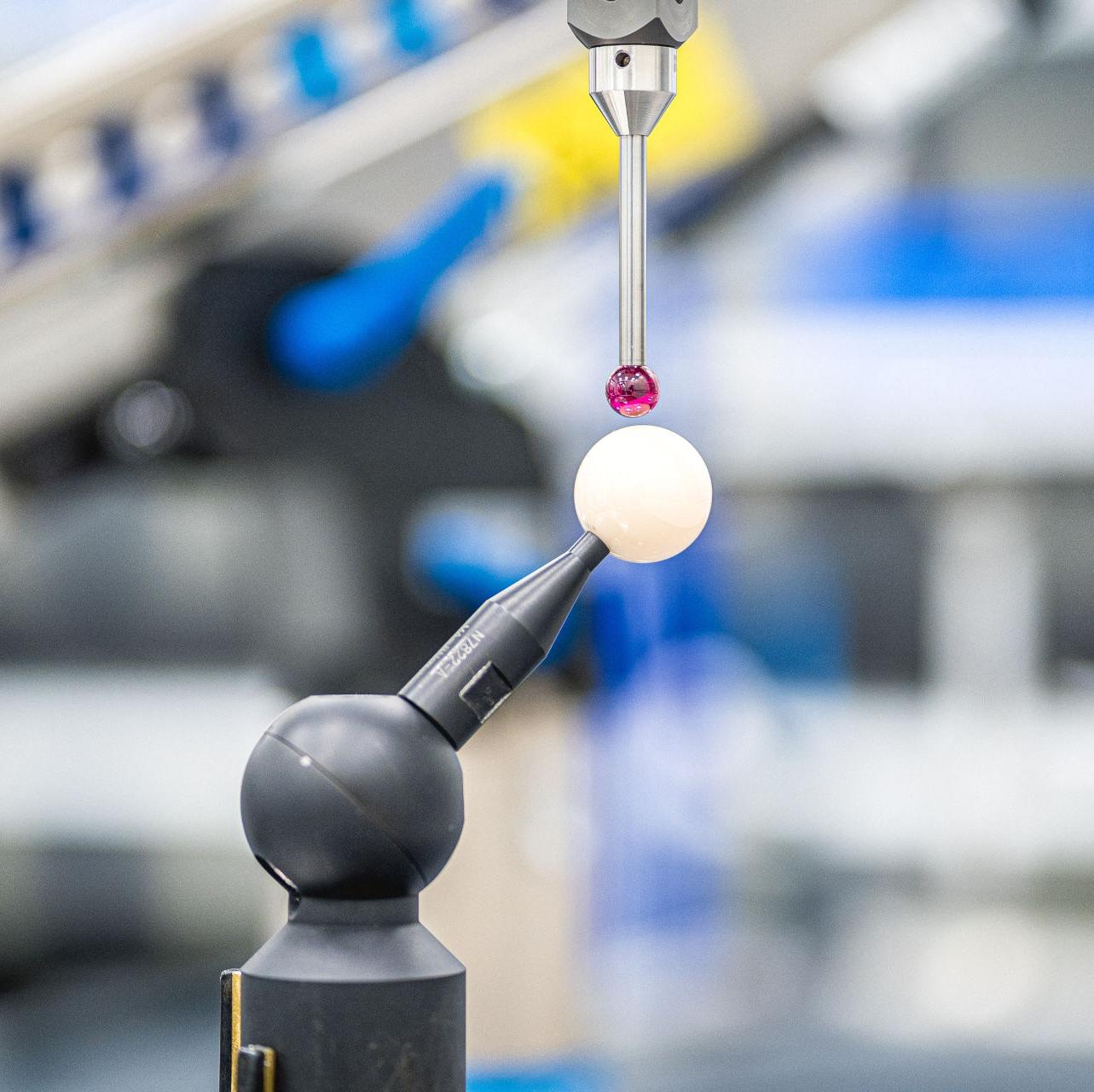 Kalibrierung eines KMGs mit taktilem Sensor