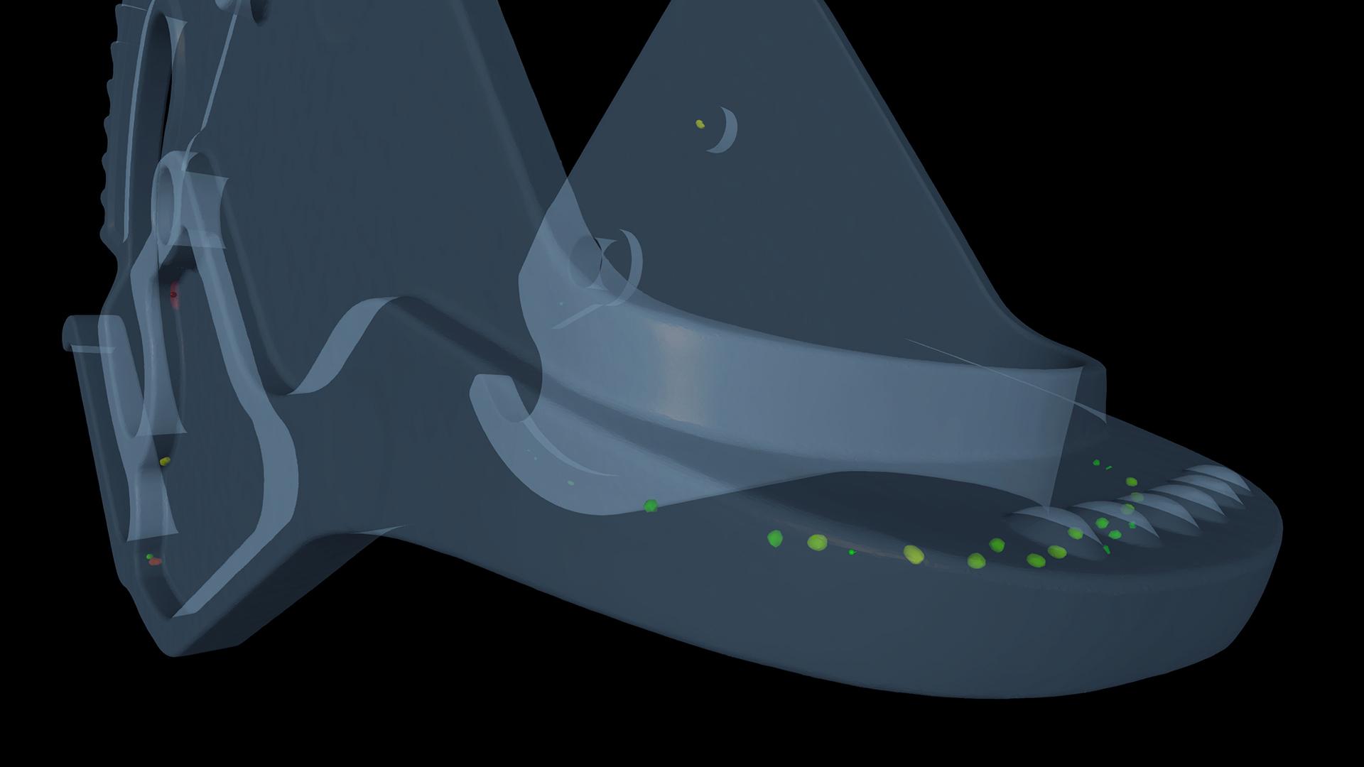 Defektanalyse eines Inhalator-Bauteils aus Kunststoff mit ZEISS INSPECT X-Ray