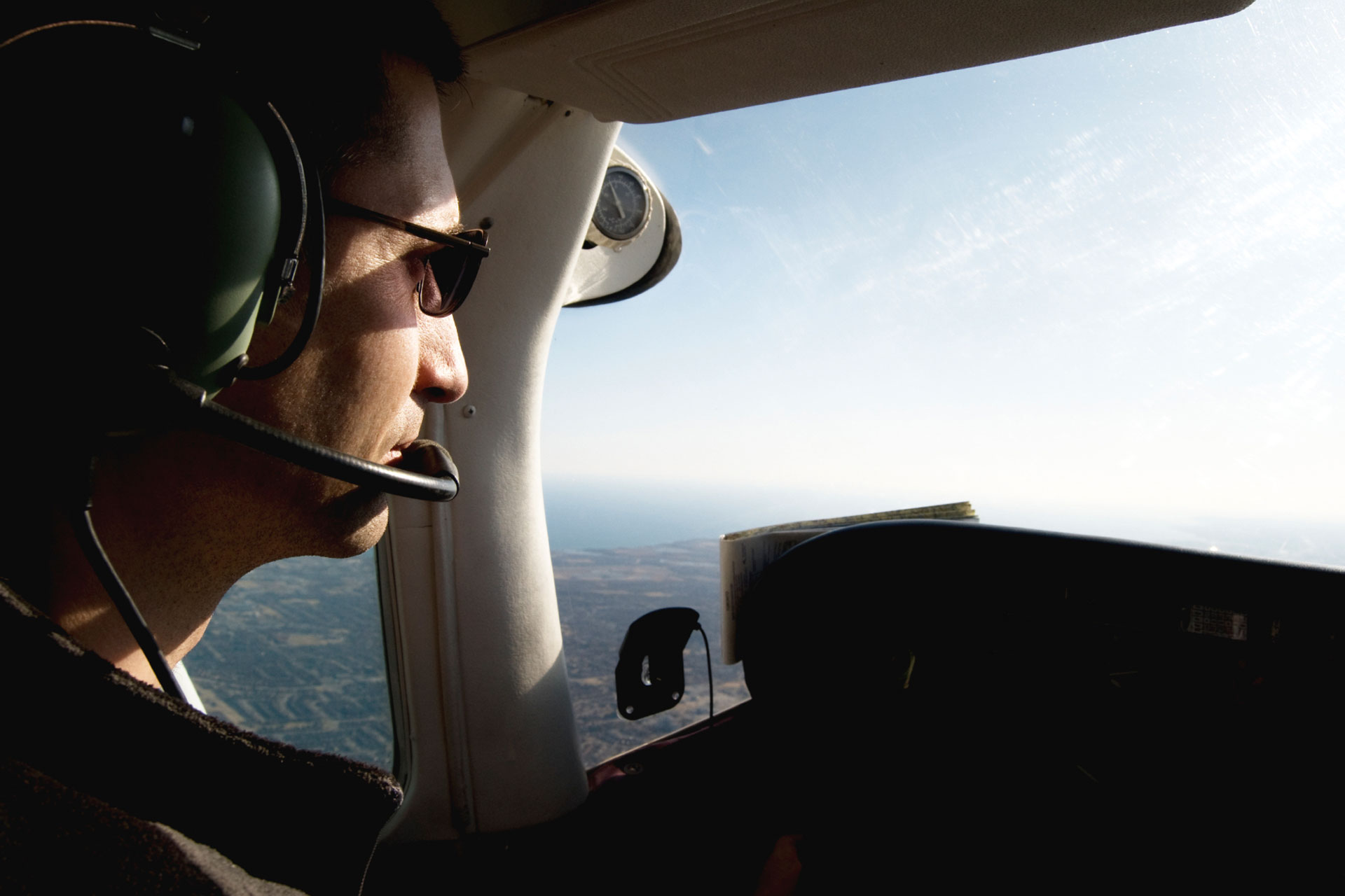 Brillen für Piloten perfekte Sicht auch über den Wolken